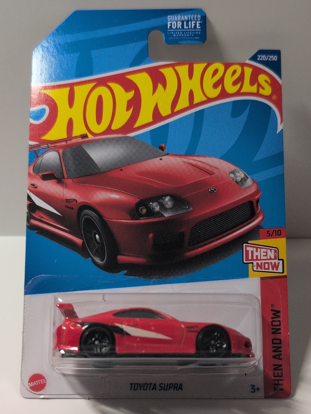 Hot Wheels Toyota Supra Then And Now Red White Race Mattel NEW Ships In Box